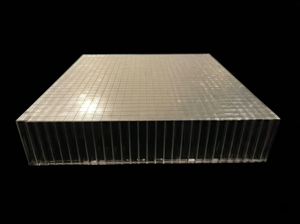 Pixelated scintillator crystal array