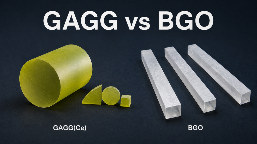 GAGG vs BGO Scintillators: Light Yield, Stopping Power and Readout